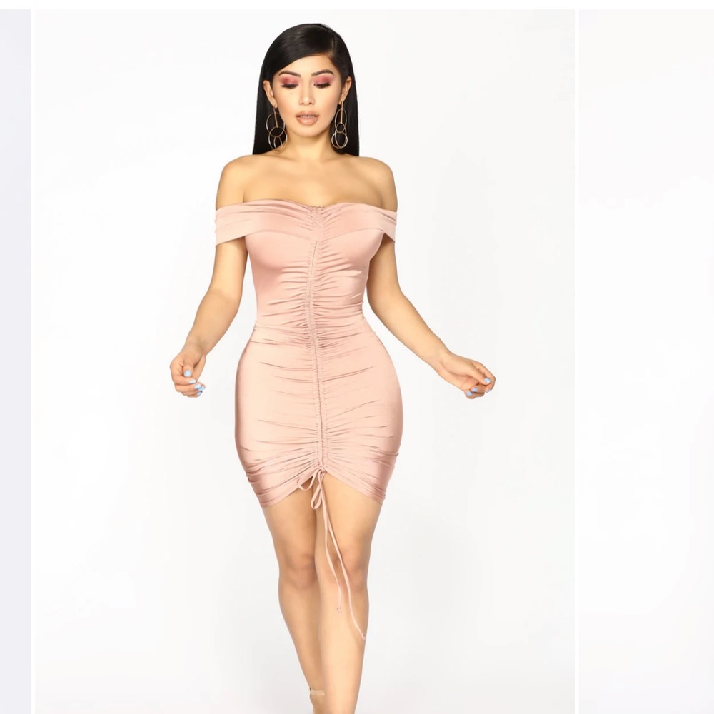 Fashion Nova Bangkok Ruched Dress